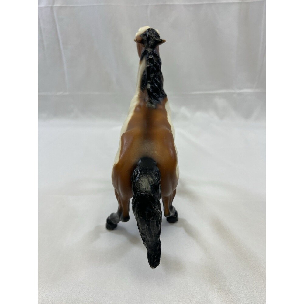 Vintage 1990-91 Breyer #828 Overo Paint American Mustang Semi-Rearing Stallion - Picture 5 of 10